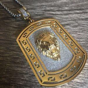 FORZIANI Lion pendant necklace